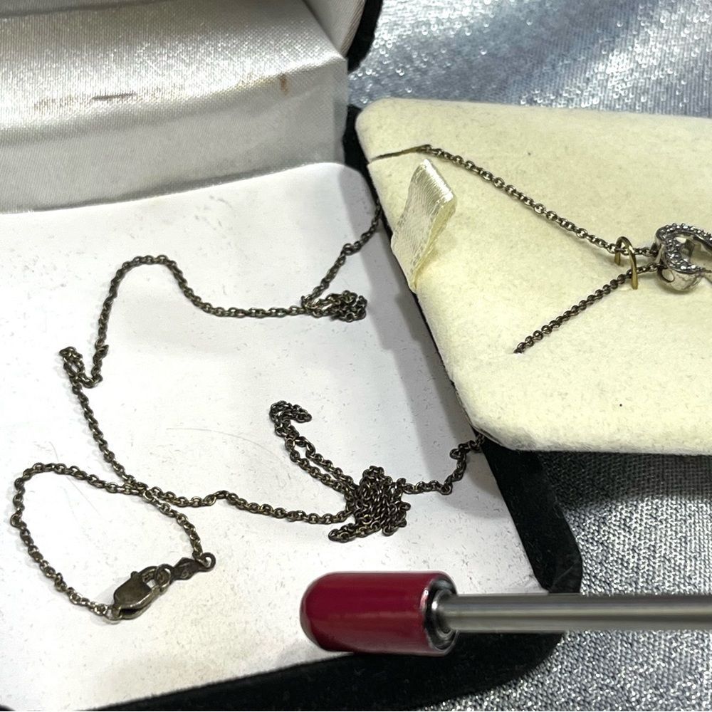 2008 Jane Seymour Open Heart Diamond Necklace - Picture 9 of 15